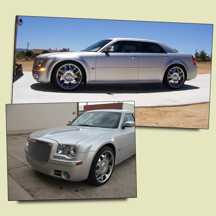 Chrysler 300c 5.7L Saloon in Silver Wedding and Prom Car Hire in Kidderminster, Worcester & Birmingham