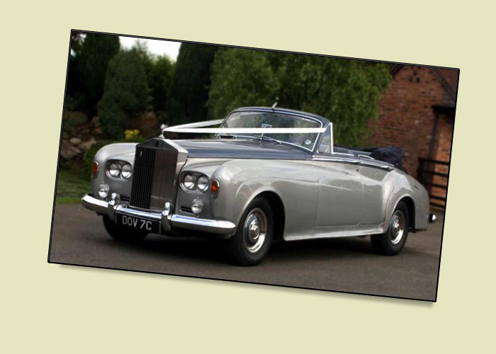 Rolls Royce Silver Cloud III 4 door convertible Wedding and Prom Car Hire